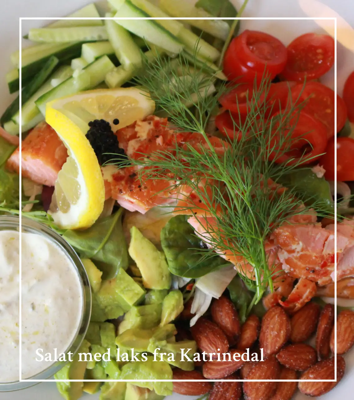 Salat med laks fra Katrinedal