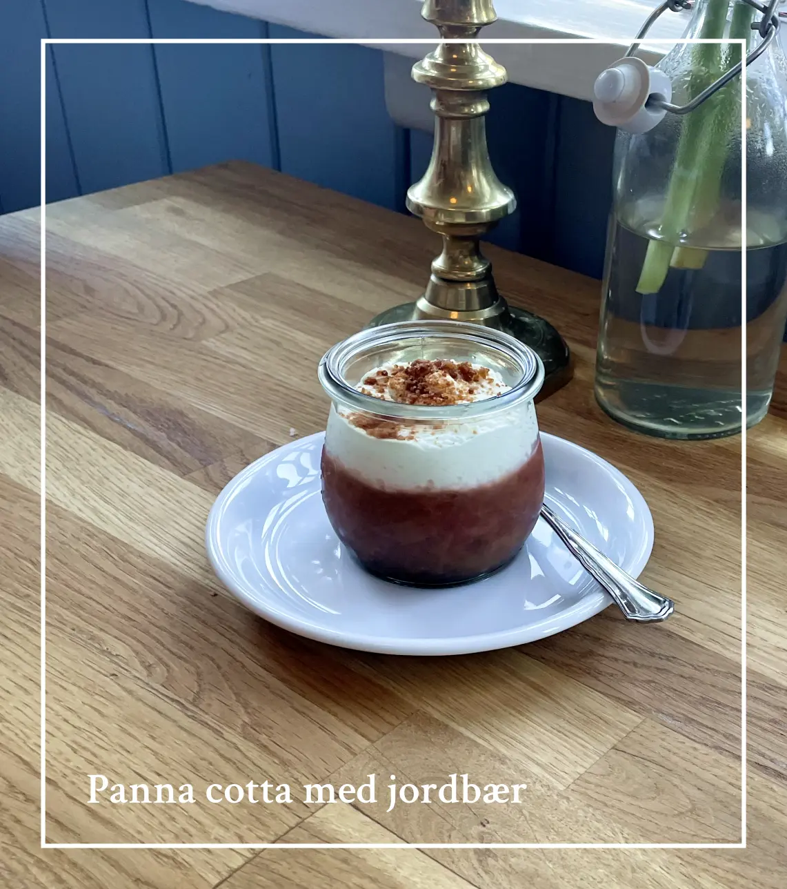 Panna cotta med jordbær