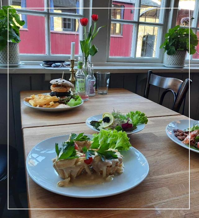 Torsdagsmiddag - billede af aftenmenuen