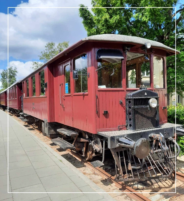 Veteran dag - billede af fronten på veterantoget